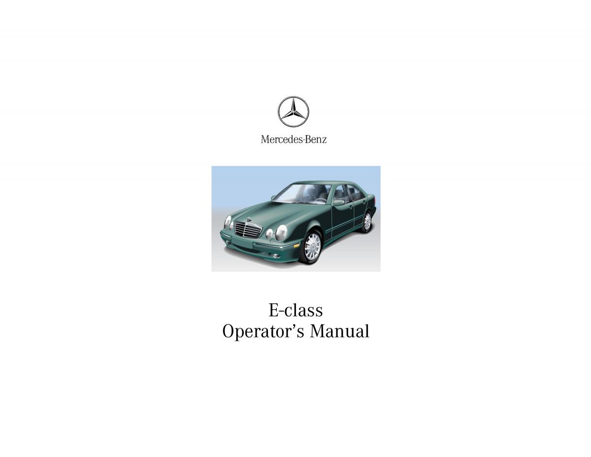 Mercedes benz w211 parts manual